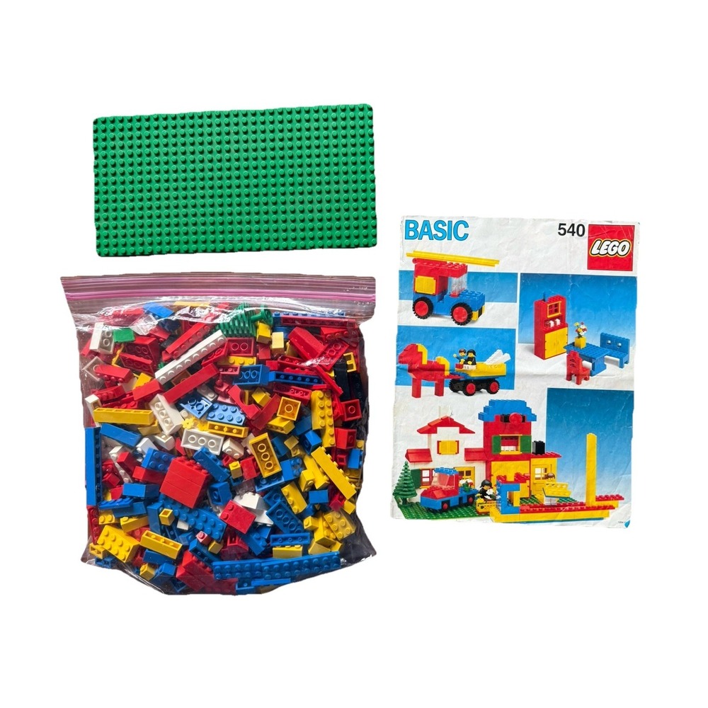 LEGO 540-1 Basic Building Set Instructions Manual 1985 With Bricks‎ READ